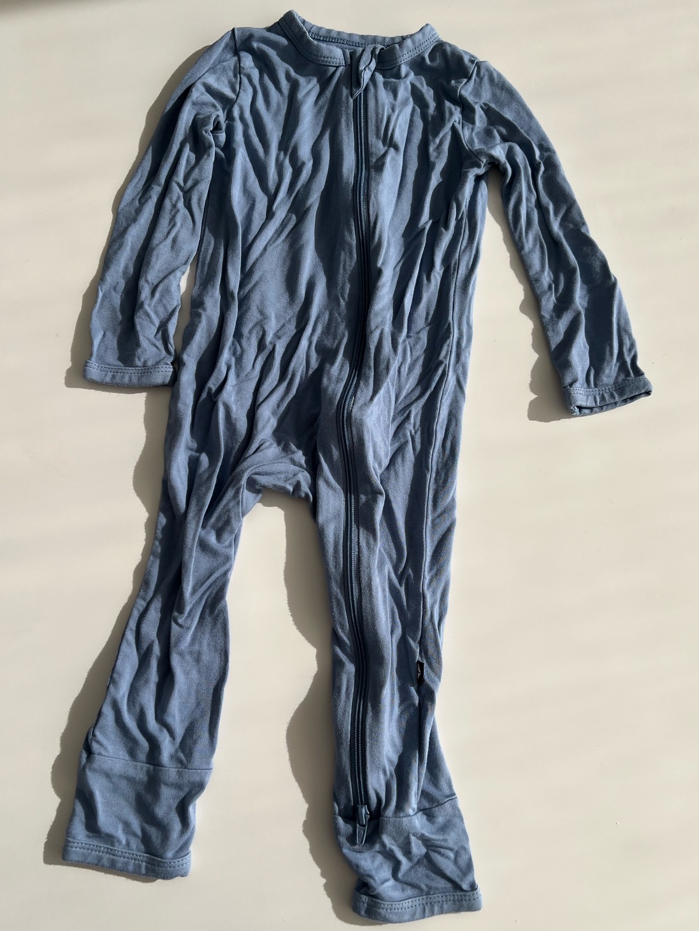 Kyte Baby Zippered Romper Blue 12–18 Months